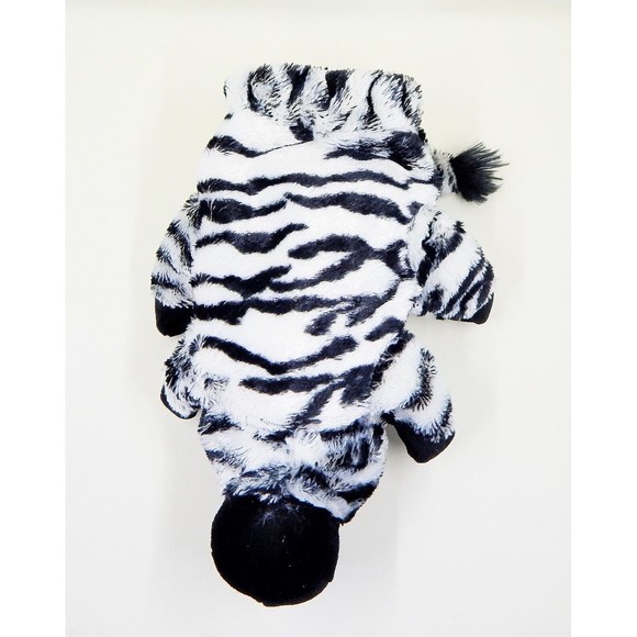 Caltoy Hand Puppet Zebra Plush Stuffed Toy Animal Black White - Picture 5 of 12